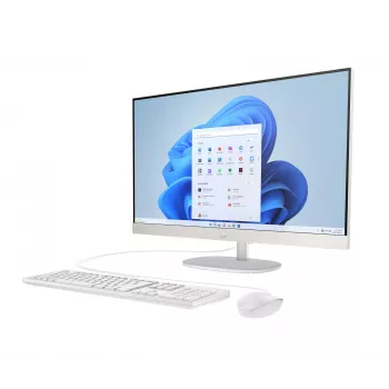 HP All-in-One 27-cr0048na Intel Core i7-1355U 68,6 cm (27 colių) 1920 x 1080 pikselių viskas viename kompiuteris 8 GB DDR4-SDRAM 1 TB SSD Windows 11 Home Wi-Fi 6 (802.11ax) Baltas