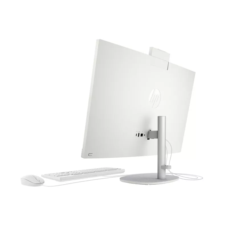 HP All-in-One 27-cr0048na Intel Core i7-1355U 68,6 cm (27 colių) 1920 x 1080 pikselių viskas viename kompiuteris 8 GB DDR4-SDRAM 1 TB SSD Windows 11 Home Wi-Fi 6 (802.11ax) Baltas (atnaujinta prekė)