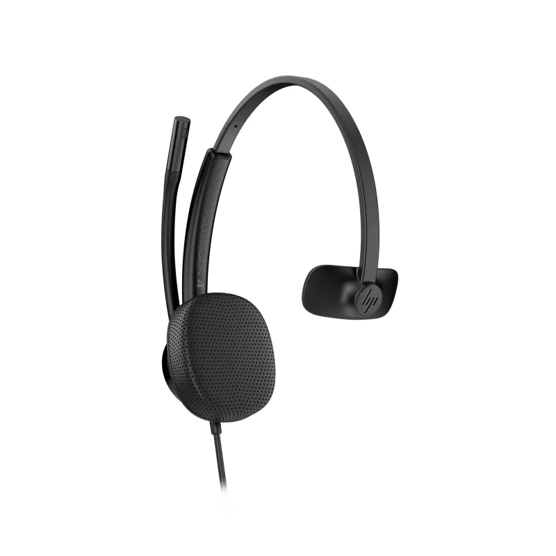 HP Poly Mission 415 monaural USB laidinis ausinių rinkinys (Bulk), 99 g, juoda