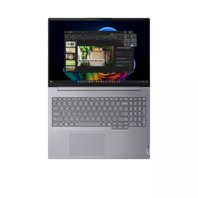 Nešiojamas kompiuteris Lenovo ThinkBook 16 G9 IPL Copilot+ PC Intel Core Ultra 5 325 40,6 cm (16 inch) WUXGA 16 GB DDR5-SDRAM 512 GB SSD Wi-Fi 7 (802.11be) Windows 11 Pro pilka