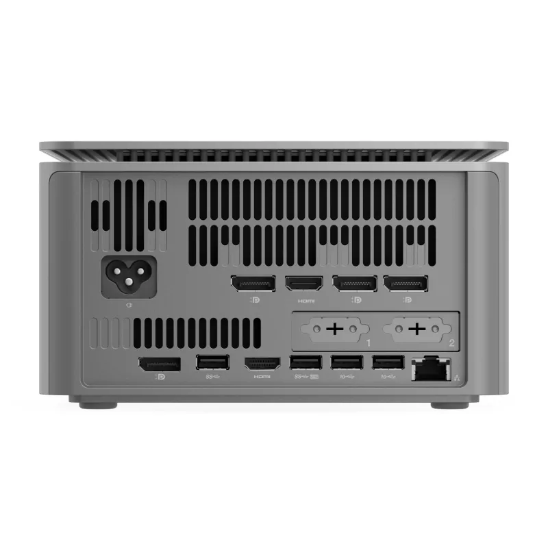 Lenovo ThinkCentre neo Ultra Intel® Core™ i7 i7-14700T 32 GB DDR5-SDRAM 1 TB SSD NVIDIA GeForce RTX 4060 Windows 11 Pro Mini PC pilka