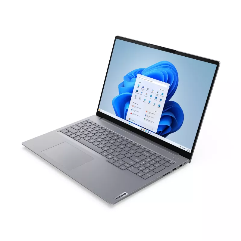 Nešiojamas kompiuteris Lenovo ThinkBook 16 G8 IAL — Intel Core Ultra 5 135H, 16 colių WUXGA, 16 GB DDR5, 512 GB SSD, Windows 11 Pro, pilka