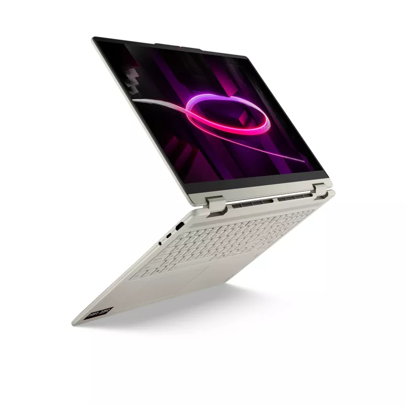 Lenovo Yoga 7 2-in-1 16AGP11 Copilot+ PC AMD Ryzen™ AI 7 445 hibridinis nešiojamasis kompiuteris 40,6 cm (16 colių) jutiklinis ekranas WQXGA+ 32 GB LPDDR5x-SDRAM 1 TB SSD Wi-Fi 7 (802.11be) Windows 11 Home Seashell