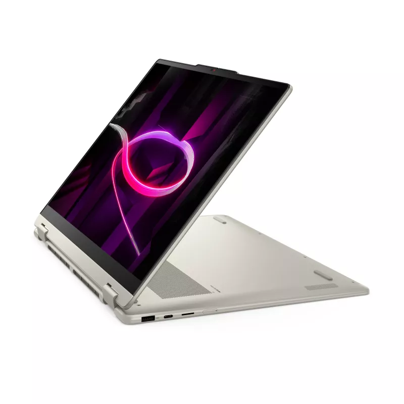 Lenovo Yoga 7 2-in-1 16AGP11 Copilot+ PC AMD Ryzen™ AI 7 445 hibridinis nešiojamasis kompiuteris 40,6 cm (16 colių) jutiklinis ekranas WQXGA+ 32 GB LPDDR5x-SDRAM 1 TB SSD Wi-Fi 7 (802.11be) Windows 11 Home Seashell