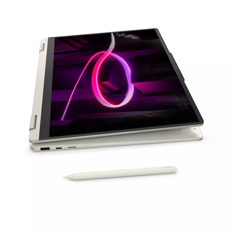 Lenovo Yoga 7 2-in-1 16AGP11 Copilot+ PC AMD Ryzen™ AI 7 445 hibridinis nešiojamasis kompiuteris 40,6 cm (16 colių) jutiklinis ekranas WQXGA+ 32 GB LPDDR5x-SDRAM 1 TB SSD Wi-Fi 7 (802.11be) Windows 11 Home Seashell