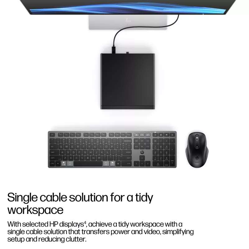 Mini kompiuteris HP EliteDesk 8 Mini G1i AI — Intel Core Ultra 7 265T, 16 GB DDR5, 1 TB SSD, Windows 11 Pro, juodas