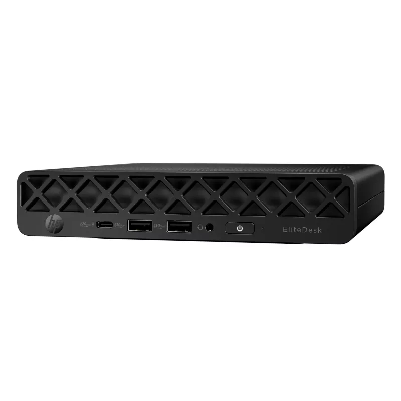 Mini kompiuteris HP EliteDesk 8 Mini G1i AI — Intel Core Ultra 7 265T, 16 GB DDR5, 1 TB SSD, Windows 11 Pro, juodas