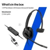HP Poly Mission 425 Stereo USB laidinis ausinių komplektas