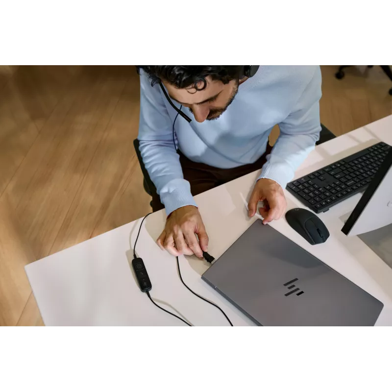 HP Poly Mission 425 Stereo USB laidinis ausinių komplektas