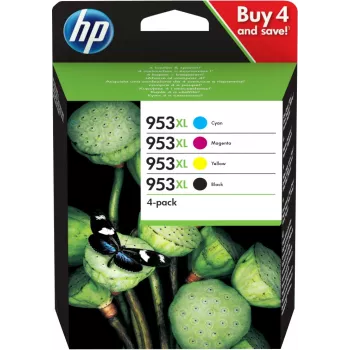 HP 953XL rašalinė kasetė Original High (XL) Yield juoda, žydra, rausvai raudona, geltona