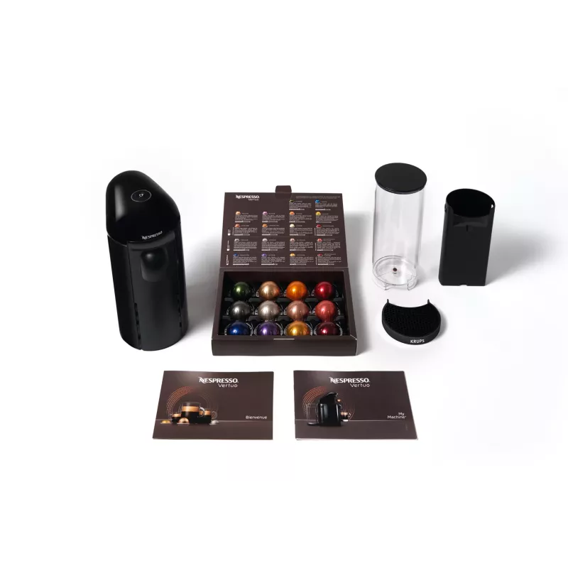 Kavos kapsulinis aparatas KRUPS Nespresso Vertuo XN903810 juodas