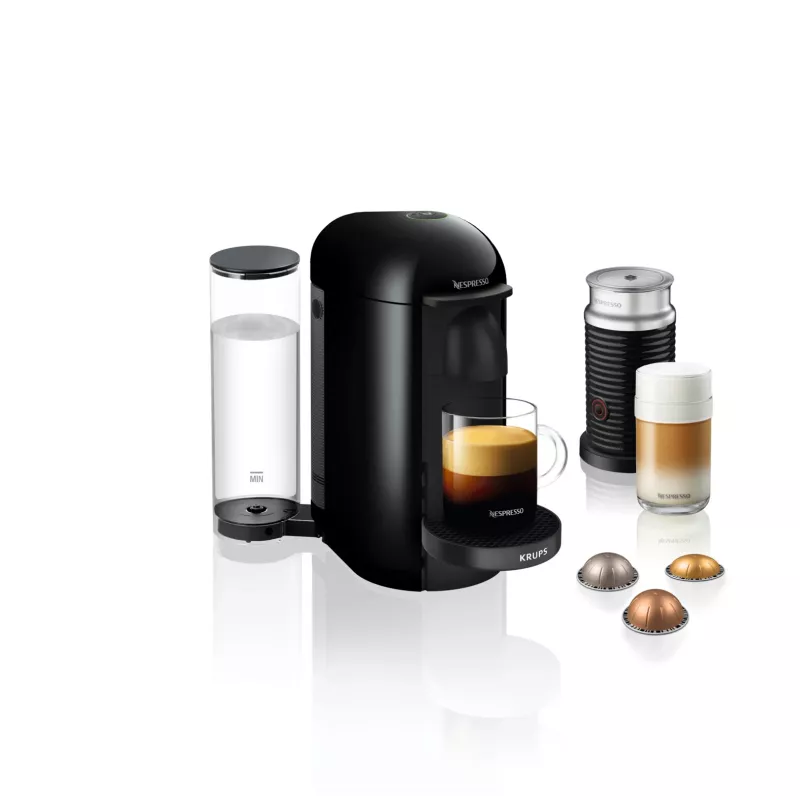 Kavos kapsulinis aparatas KRUPS Nespresso Vertuo XN903810 juodas