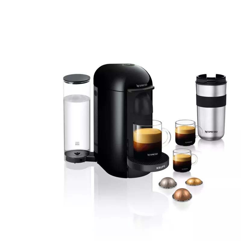 Kavos kapsulinis aparatas KRUPS Nespresso Vertuo XN903810 juodas
