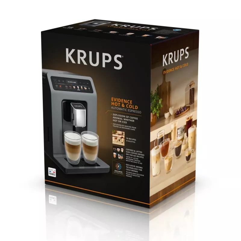 Pilnai automatinis espresso aparatas Krups Evidence Hot & Cold EA898GF0