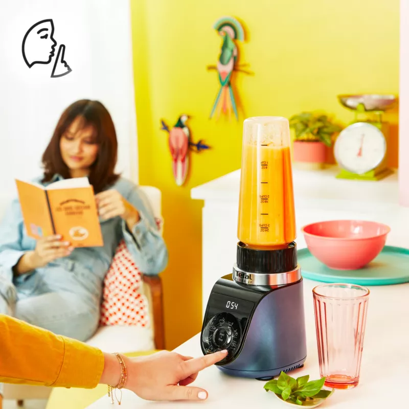 Stalo blenderis Tefal Blend Up BL19H4F0 0,85 L 1000 W mėlynas, permatomas