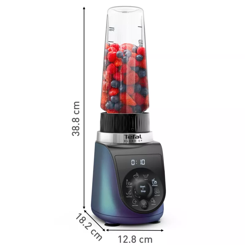 Stalo blenderis Tefal Blend Up BL19H4F0 0,85 L 1000 W mėlynas, permatomas