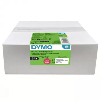 Dymo LabelWriter etikečių ritinėlių pakuotė 101 x 54 mm, balti popieriniai lipdukai, 24 ritinėliai (220 etikečių/ritinėlyje)