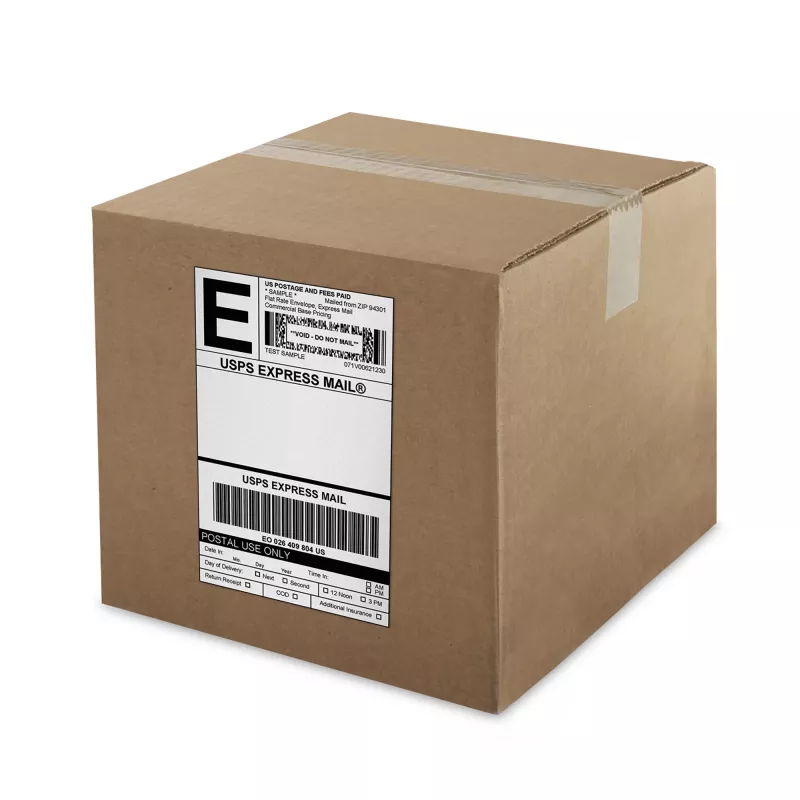 DYMO 2238107 UPS siuntų etiketės, 102 x 210 mm, 6 ritinėliai x 140 etikečių, juodos ant baltos