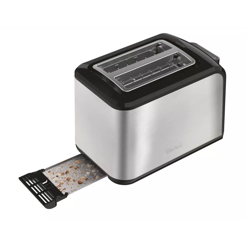 Tefal Express TT410D skrudintuvas 2 griežinėliams 850 W juodas, nerūdijantis plienas