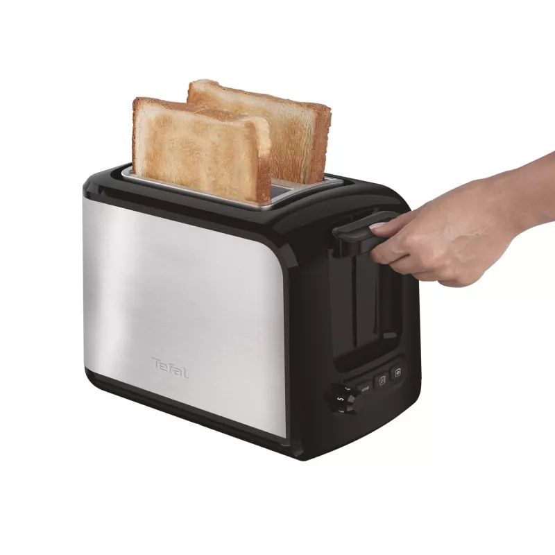 Tefal Express TT410D skrudintuvas 2 griežinėliams 850 W juodas, nerūdijantis plienas