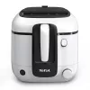 Gruzdintuvė Tefal Super Uno FR3101 – vienkamerė, 1800 W, 1,5 kg maisto talpa, 2,2 L aliejaus, juoda/balta