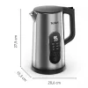 Virdulys Tefal Selection KI871DE0 1,7 L 1500 W Juodas, Nerūdijantis plienas