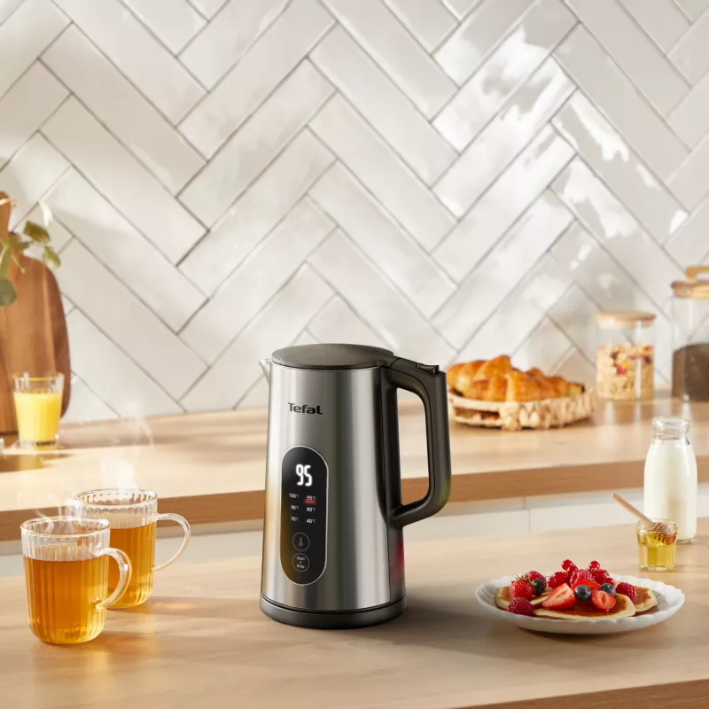 Virdulys Tefal Selection KI871DE0 1,7 L 1500 W Juodas, Nerūdijantis plienas