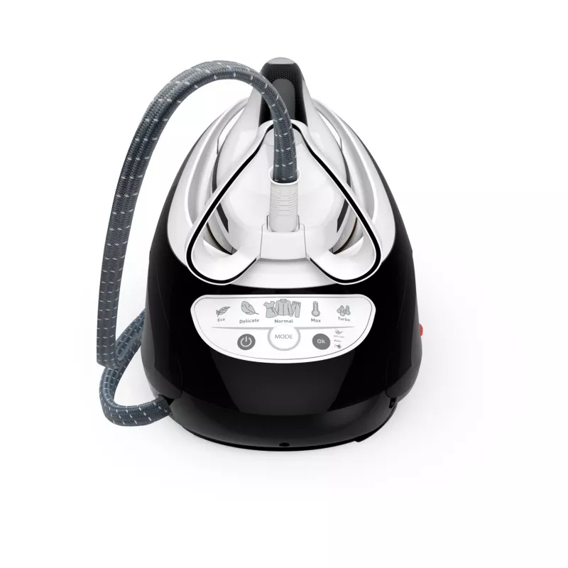 Tefal Pro Express Ultimate GV9550 lygintuvas su garų generatoriumi 1,9 L Durilium AirGlide Autoclean padas Juoda, Balta