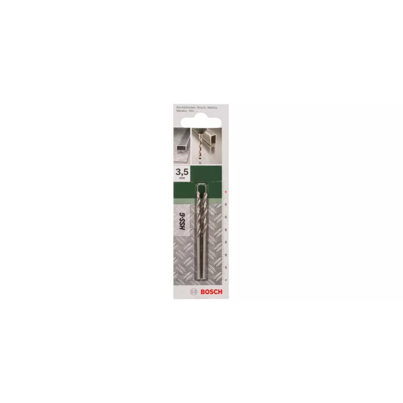 Gręžtų rinkinys Bosch 2609255040 3,5 mm skersmuo 70 mm ilgis 2 vnt