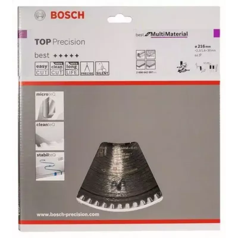 Pjūklo diskas Bosch 2 608 642 097 21,6 cm 1 vnt.