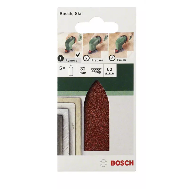 Bosch 2609256A39 5 vnt Šlifavimo lakštai