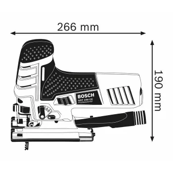 Bosch 0 601 512 003 dėlionė su laidu 780 W 2.6 kg