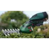 Bosch Isio belaidės žoliapjovės žirklės 8 cm 3,6 V Juoda, Žalia