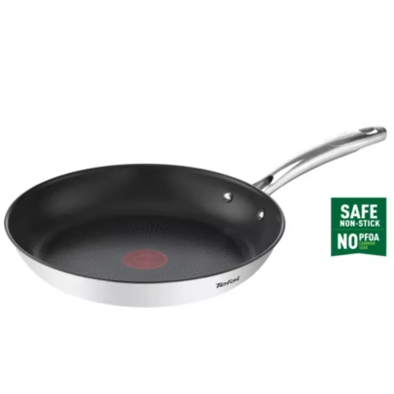 Universali keptuvė Tefal DUETTO+ G7320434 24 cm – nerūdijantis plienas, be PFOA, juoda