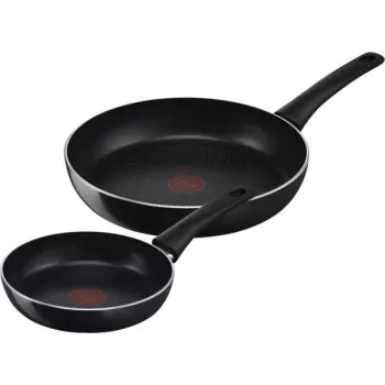 Keptuvių rinkinys Tefal Generous Cook C27890 — aliumininis, 20 cm ir 28 cm, juodas, 2 vnt.