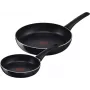 Keptuvių rinkinys Tefal Generous Cook C27890 — aliumininis, 20 cm ir 28 cm, juodas, 2 vnt.