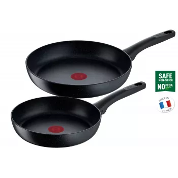 Kepimo rinkinys Tefal G28191, juodas, Mineralia+ nelipni danga, svoris 2,1 kg