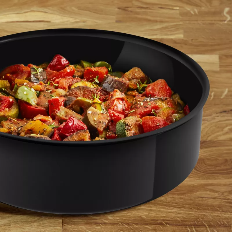 Tefal Change Black C4763225 keptuvė wok tipo, apvali, 24 cm, 3,3 l