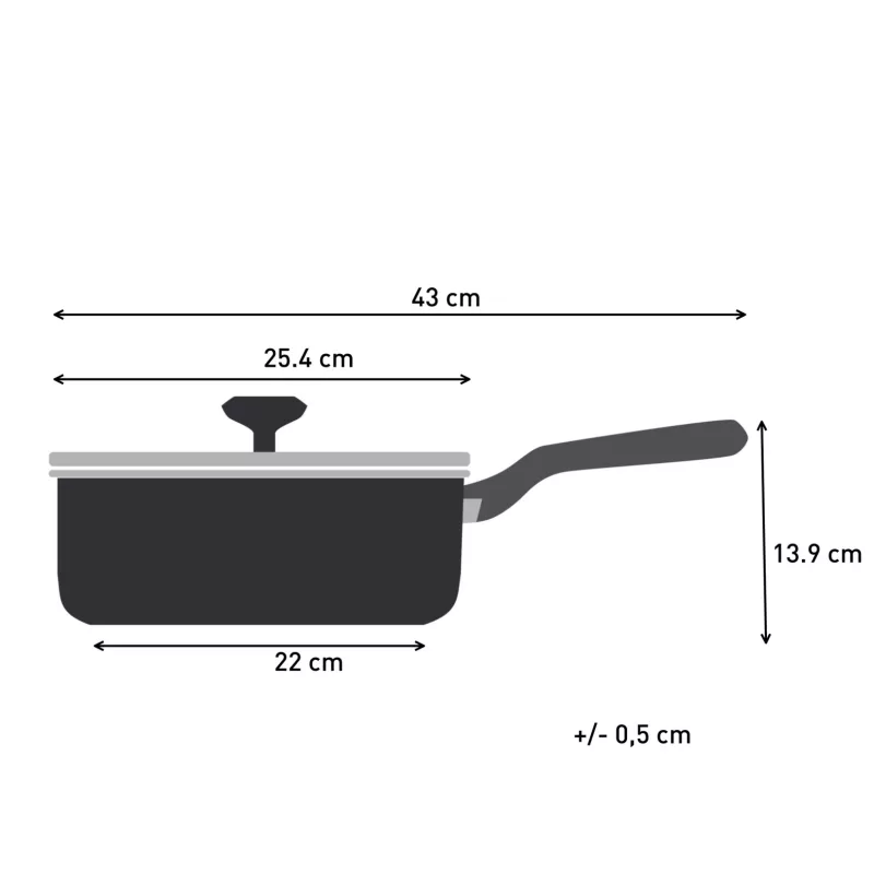 Tefal Cook & Change C4853235 keptuvė wok tipo, 24 cm, juoda