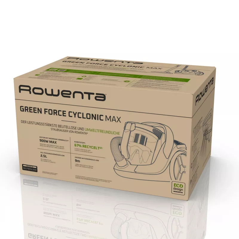 Rowenta RO7B12 2.5 L Cilindrinis dulkių siurblys sausam valymui 900 W