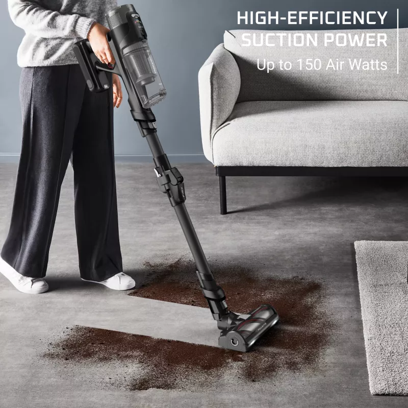 Rowenta X-Force Flex RH9L55E0 belaidis dulkių siurblys 2-in-1 lazdinis ir nešiojamas, 25,9 V, 0,65 l, juodas