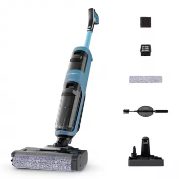 Rowenta X-Clean 2 GZ2271E0 belaidis šlapio/sauso valymo siurblys, 35 min veikimo laikas, be maišelio, mėlynas