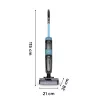 Rowenta X-Clean 2 GZ2271E0 belaidis šlapio/sauso valymo siurblys, 35 min veikimo laikas, be maišelio, mėlynas
