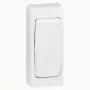 Sieninis jungiklis Legrand Oteo 086084 siauras dizainas – vienpolis šviesos jungiklis, baltos spalvos