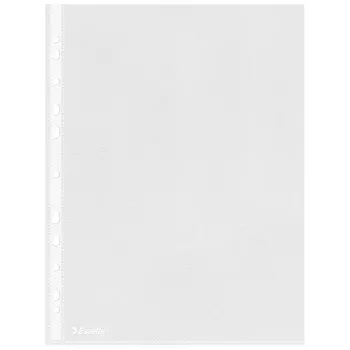 Esselte plastikinės kišenės A4 – Economy –, skaidrios, polipropilenas (PP), 210 x 297 mm