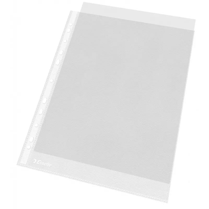Esselte plastikinės kišenės A4 – Economy –, skaidrios, polipropilenas (PP), 210 x 297 mm