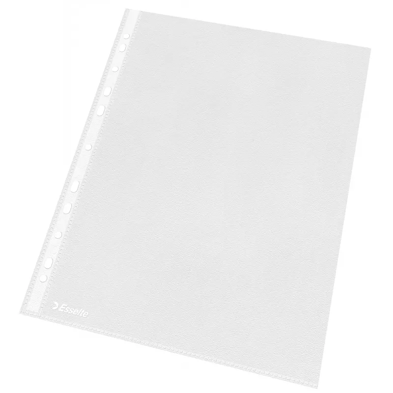 Esselte plastikinės kišenės A4 – Economy –, skaidrios, polipropilenas (PP), 210 x 297 mm