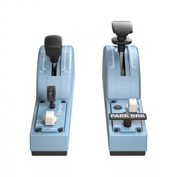 Thrustmaster TCA Quadrant Add-On Airbus Edition, juoda/mėlyna, skirta PC