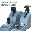 Thrustmaster TCA Quadrant Add-On Airbus Edition, juoda/mėlyna, skirta PC