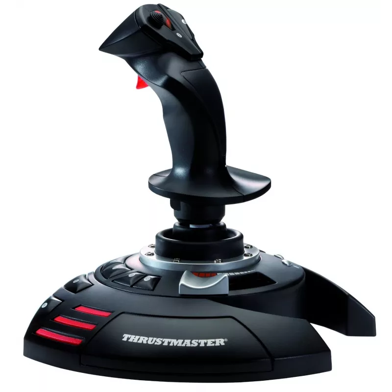 Thrustmaster T.Flight Stick X USB valdymo svirtis, juoda/raudona/sidabrinė, PC ir PlayStation 3